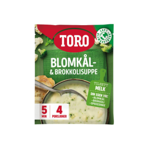 BLOMKÅL&BROCCOLI SUPPE KREMET 64G TORO