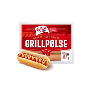 GRILLPØLSE 600G GILDE