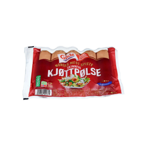 KJØTTPØLSE SKINNFRI 450G GILDE