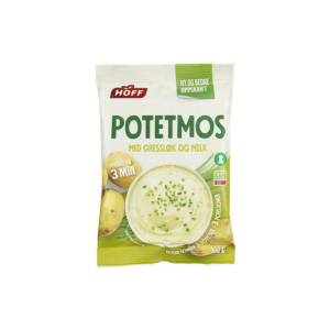 POTETMOS MED GRESSLØK 90G