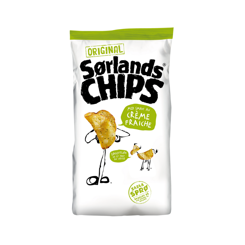 Sorlands Chips Creme Fraiche Sorlands