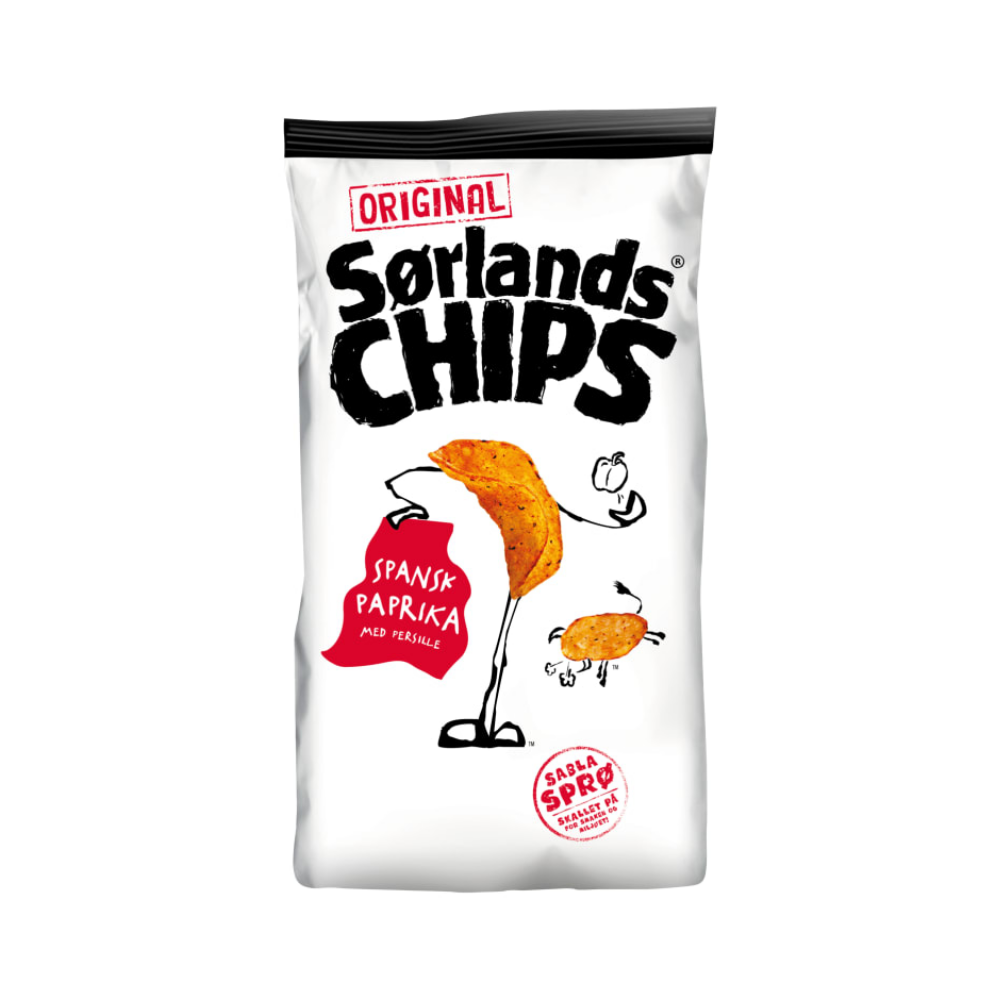 Sorlands Chips Spansk Paprika